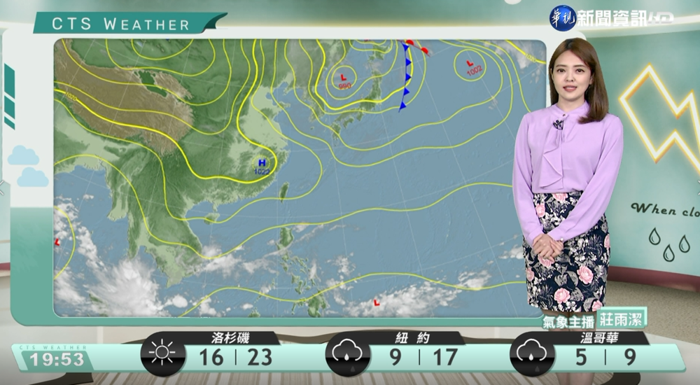 明各地多雲到晴 東半部局部短陣雨