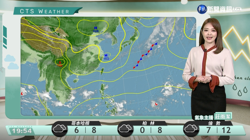 明全台各地多雲到晴 東半部地區短暫雨