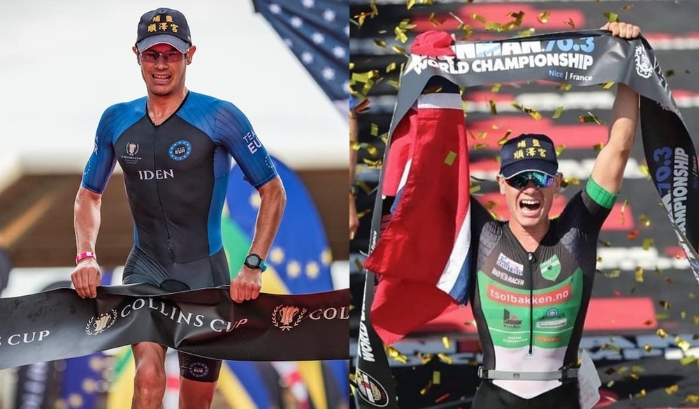 挪威三鐵好手伊登，組合圖（翻攝自伊登IG）