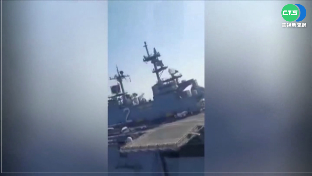 美軍行經阿曼灣 伊朗直升機近距離"逼車"
