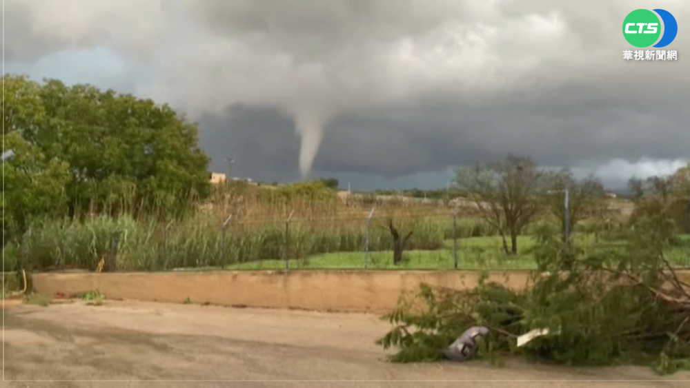 地中海氣旋襲義大利 水龍捲觸地成災