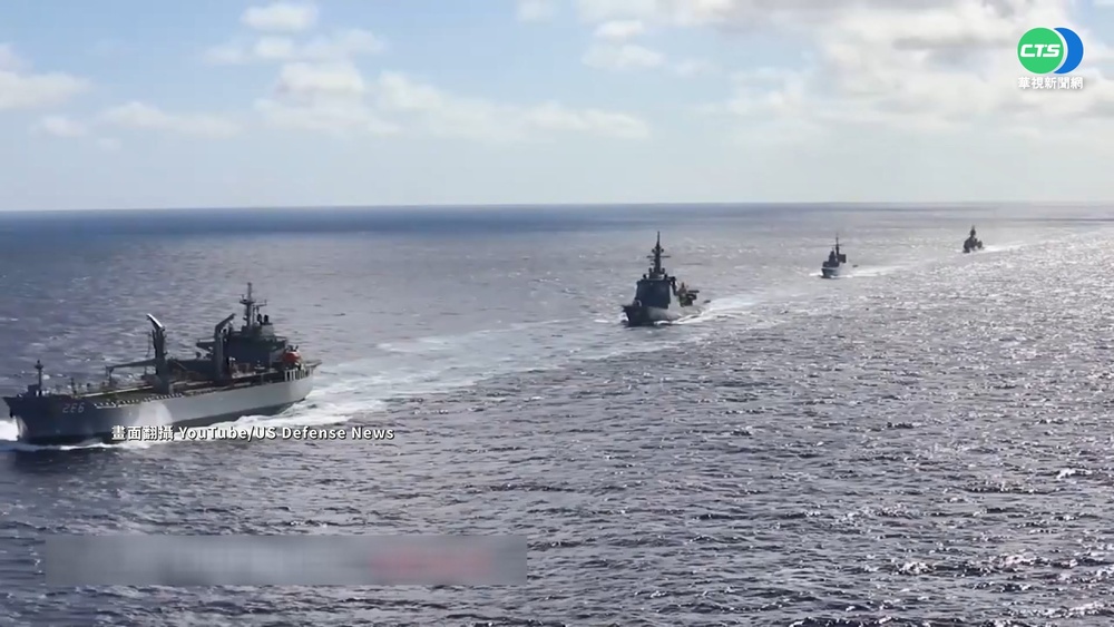 美日澳德加 海上聯合軍演盛大登場