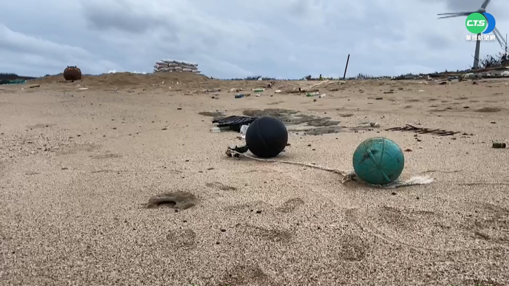 澎湖北寮安檢所旁 驚見水雷未爆彈!