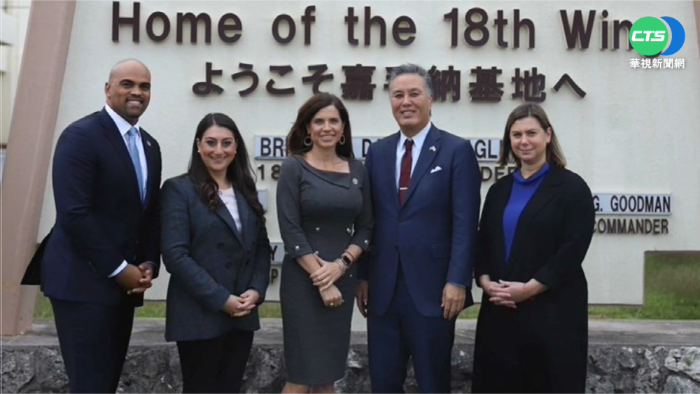 美議員訪團抵台! 拜會總統.國防部