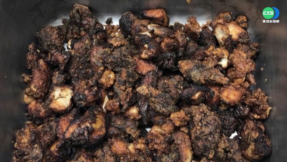 營養午餐豆乳雞燒焦? 校方:廚工失誤