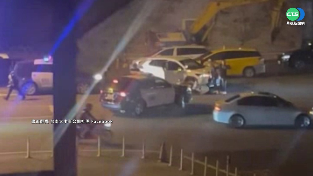 台南警匪追逐釀1傷 警開10多槍逮到人