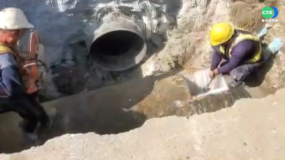 台中停水工安意外 工人遭水管吸入喪命
