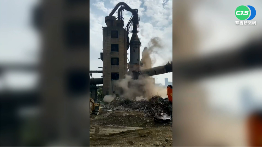 拆噴霧塔怪手司機遭活埋亡 勒令停工