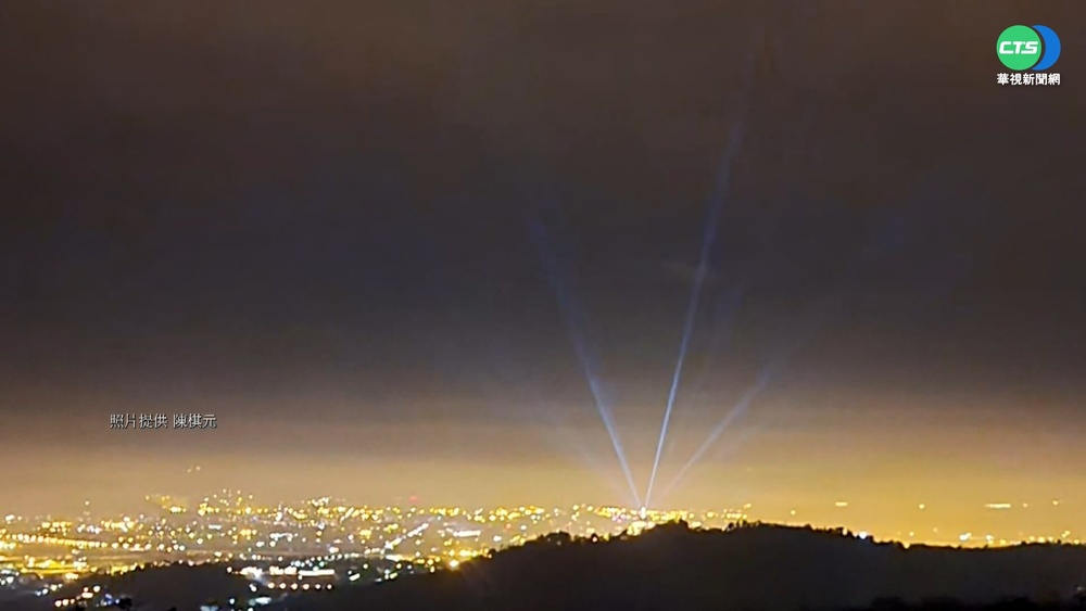 埔里現UFO? 當地人:禪寺燈光啦