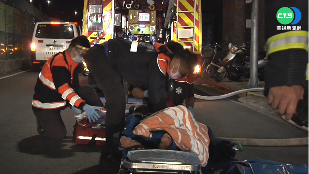 北市暗夜惡火 男不治.女搶救仍意識不清