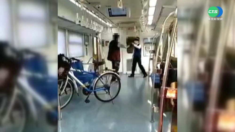 亂停單車被勸導 男怒揮拳飆罵列車長