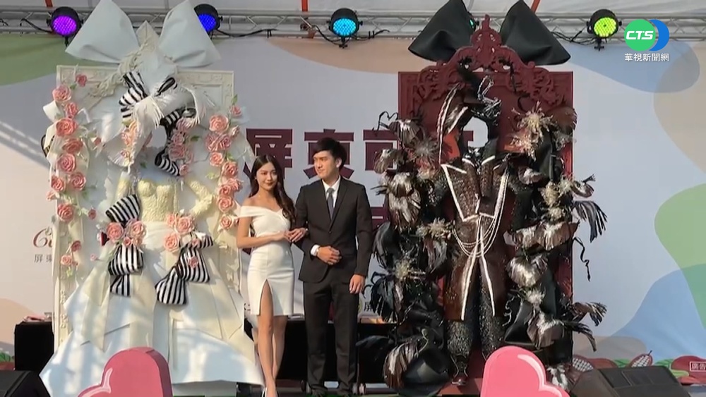 屏東巧克力節登場 黑白禮服驚豔香甜