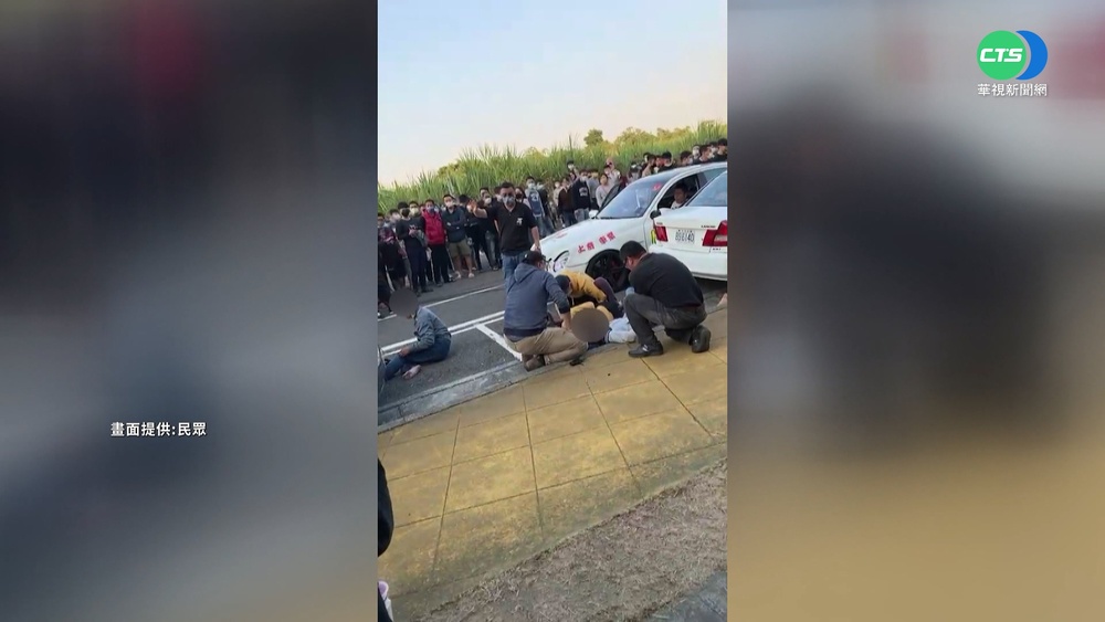 斗六賽車衝撞人群6傷 張麗善醫院探視