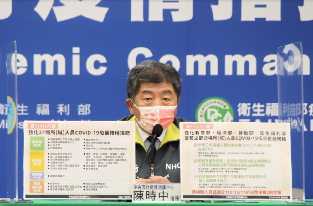24場域人員須打滿2劑 陳時中：會再擴大