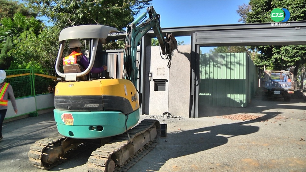 招待所違建達152坪 顏寬恒開怪手親拆