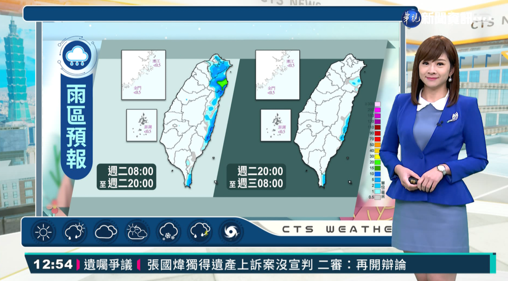 東半部局部短暫雨 北台稍轉涼中南日夜溫差大