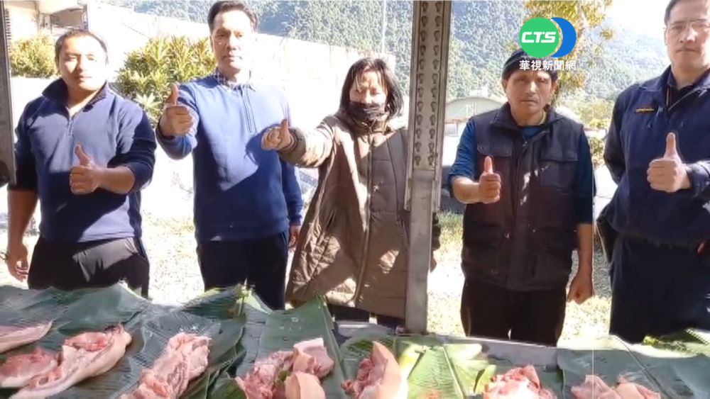 澳花所長捐薪助人 村民感念殺豬致謝