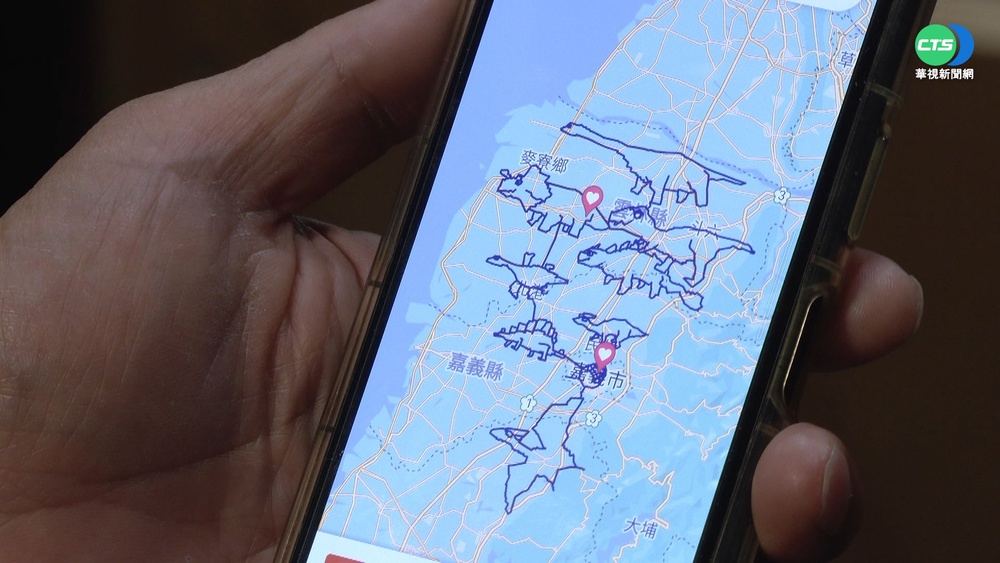 GPS定位塗鴉! 一群車友畫出"侏儸紀公園"