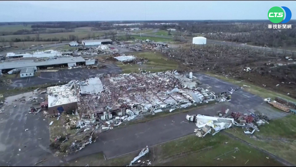 龍捲風襲美中西部 肯塔基州已逾70死