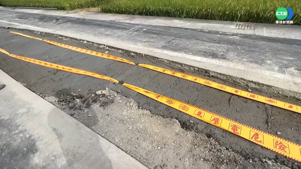 南投重鋪柏油路隔1個月龜裂 引爆民怨