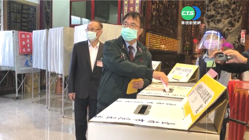 恆春半島吹強勁落山風 潘孟安返鄉投票