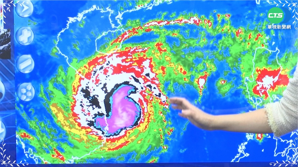 怪颱雷伊大迴轉 明起水氣漸增全台雨