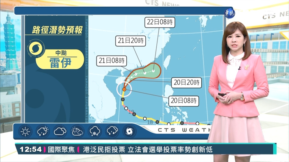 東北季風影響 大臺北地區有局部短暫雨