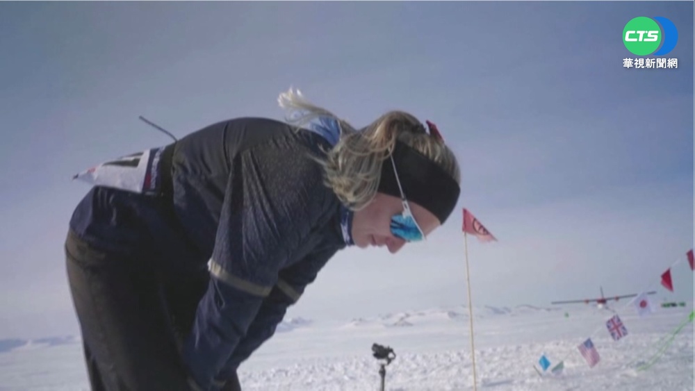 南極馬拉松考驗體力 立陶宛女將破紀錄