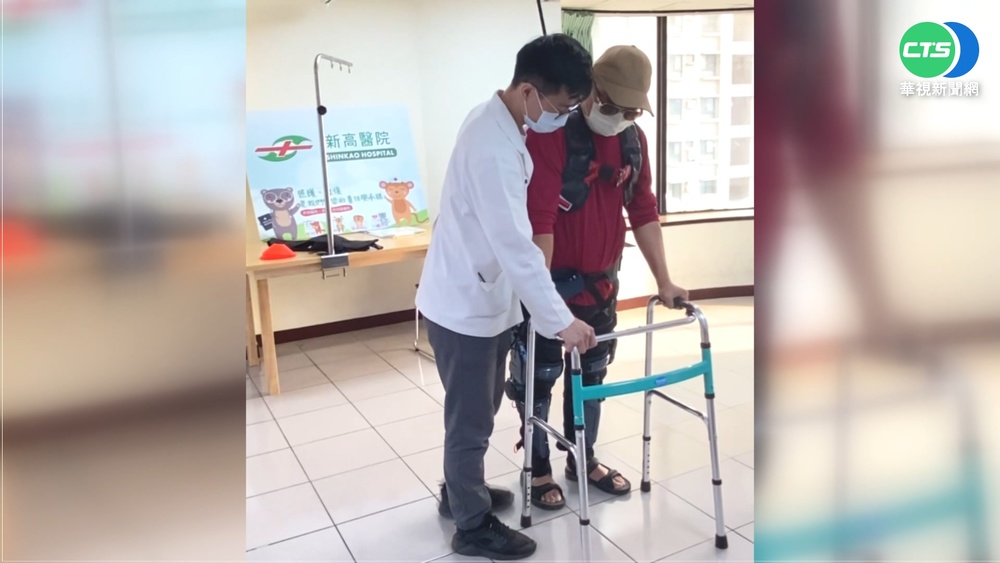 瀕死後甦醒! 男腦出血漸恢復可行走