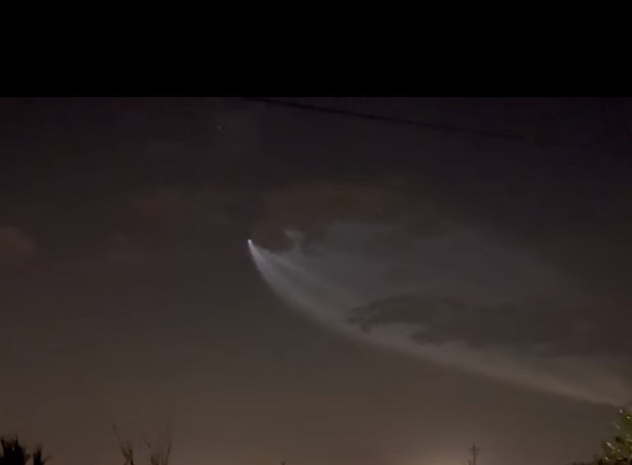 台南驚見神秘飛行物 軍事專家：中共CZ-7A運載火箭