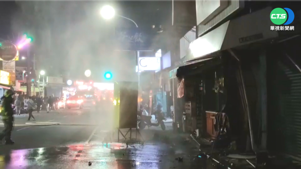 酒駕男心虛肇逃 撞檳榔攤釀瓦斯外洩