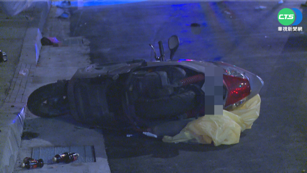 騎士疑車速過快 施工人員遭撞飛昏迷