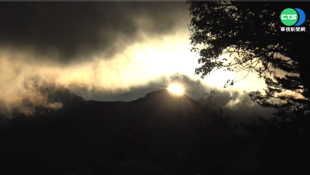 阿里山直擊新年曙光 遊客嗨翻搶拍照