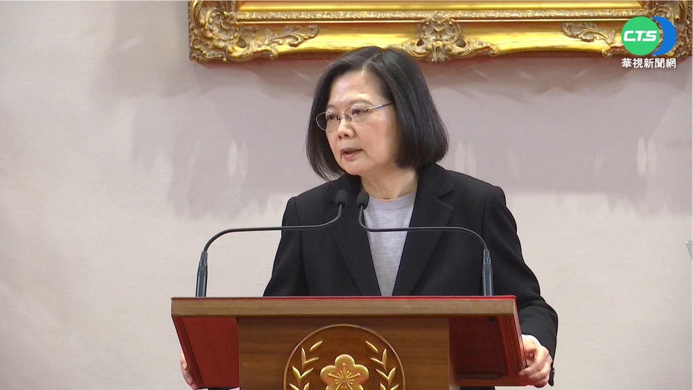總統新年談話 喊話北京:不要誤判情勢