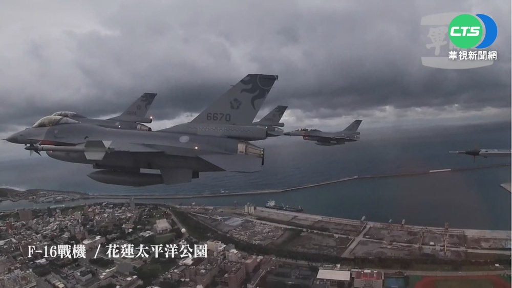 共機擾台去年約960架次 殲-16戰機最多