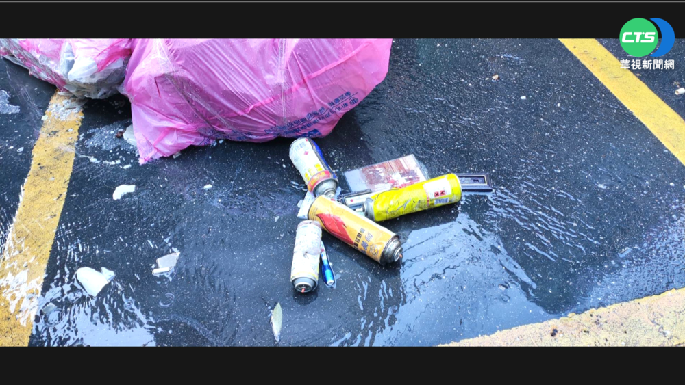 民眾亂丟棄瓦斯罐 垃圾車爆炸2人傷