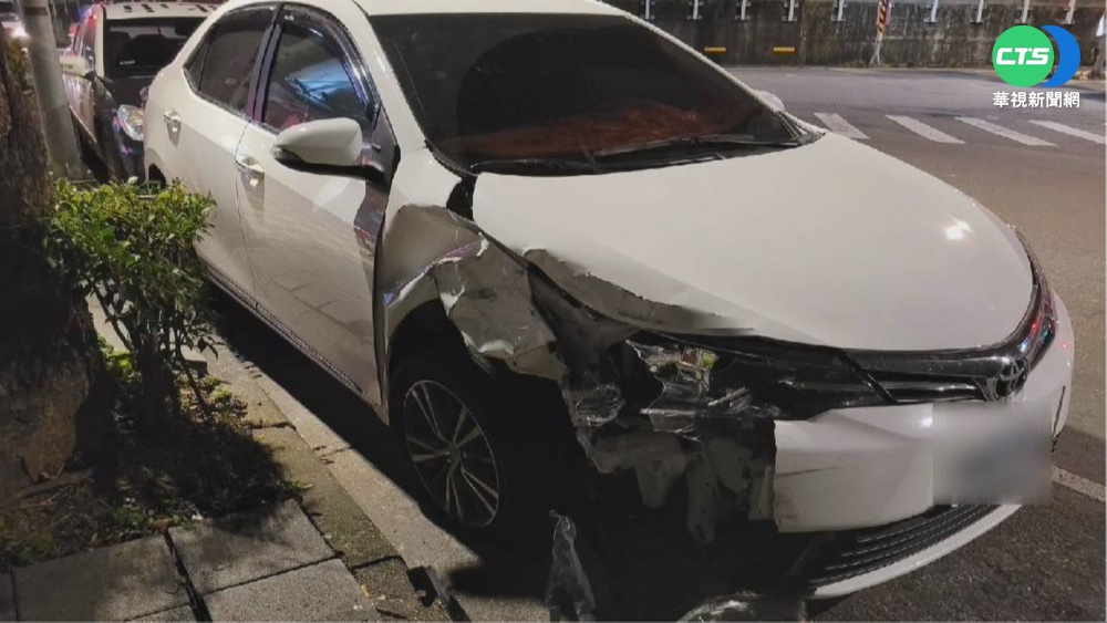 藏毒咖啡包心虛 嫌躲路檢自撞車遭制伏