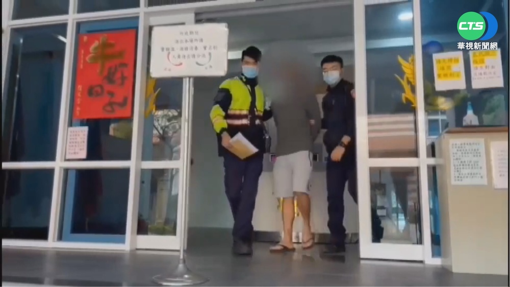 騎士摔車後 落跑 機"警"追到通緝犯!