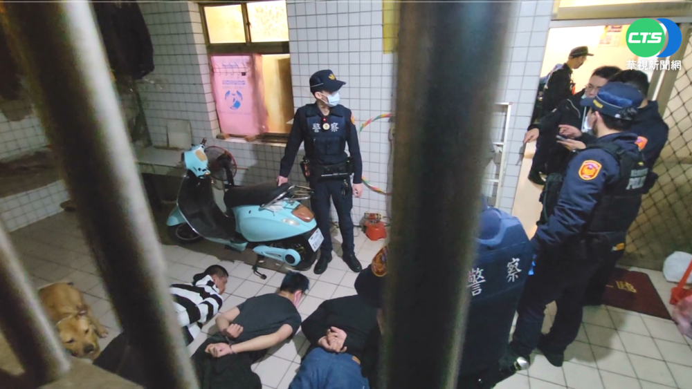 獲報聚集吸毒警突襲民宅 8人竄逃仍遭逮