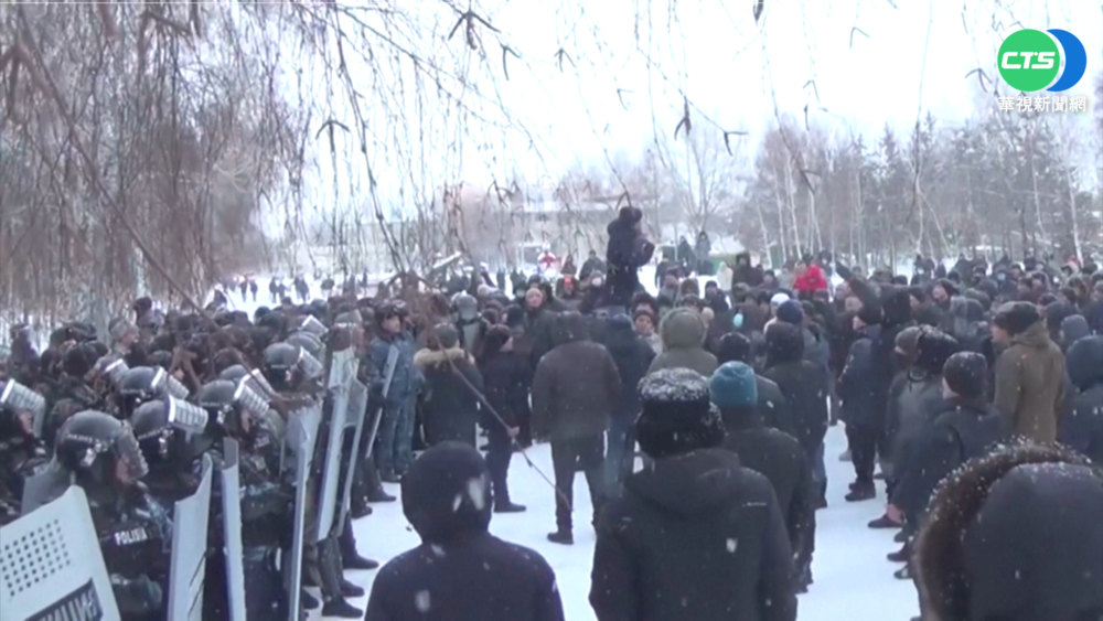 哈薩克反政府暴動 維安部隊開始清場