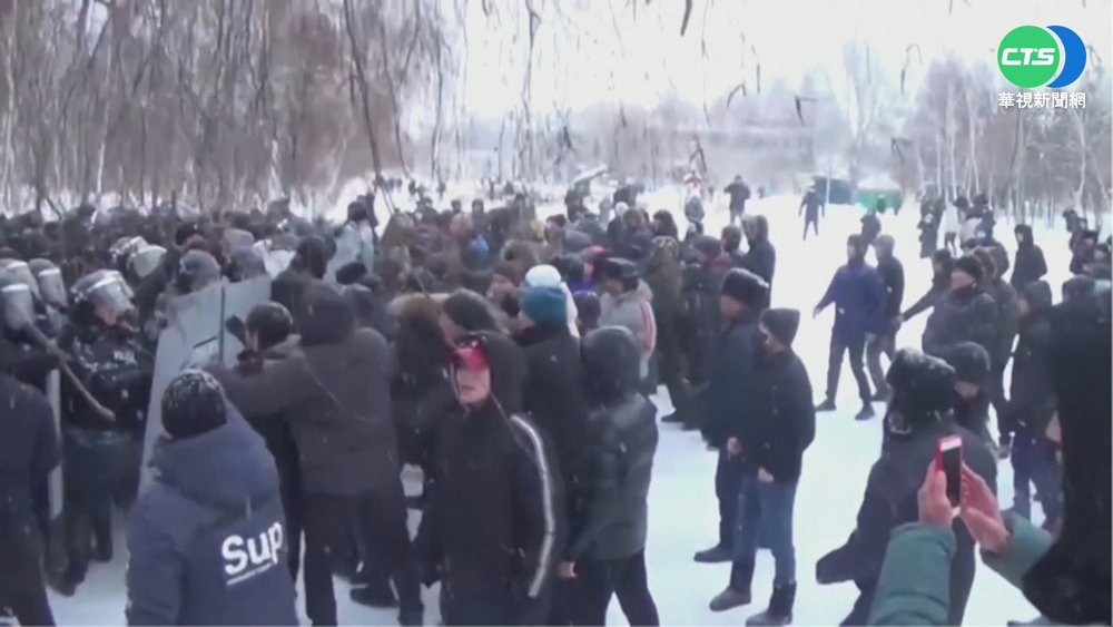 俄聯軍抵哈薩克 控制"阿拉木圖"機場