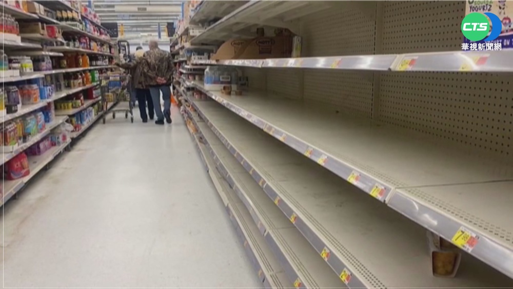 美供應鏈短缺! 風雪將至民眾買嘸糧食