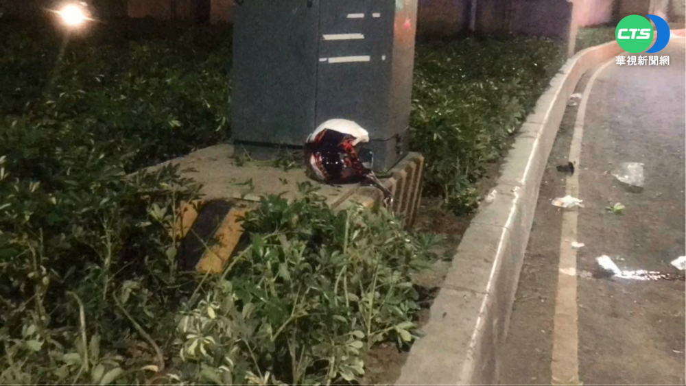 越籍男大生偷騎重機 自摔撞分隔島身亡