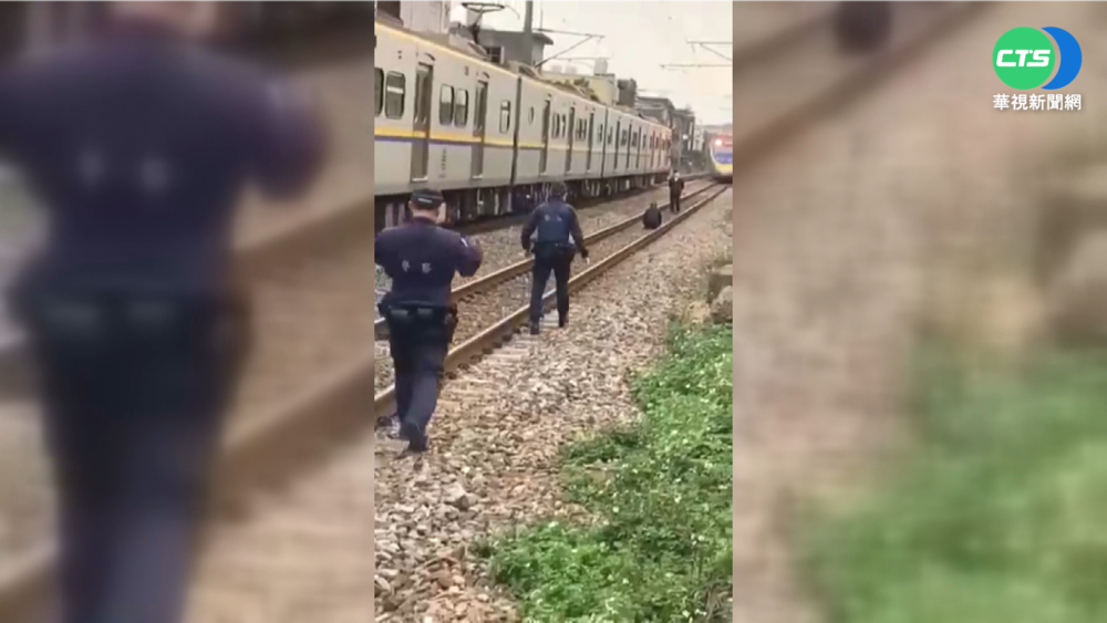 中壢女子欲臥軌輕生 8警勸慰打消念頭