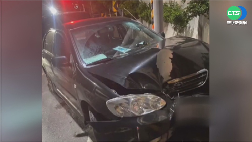 落漆! 3車半夜甩尾"自撞" 恐吃9萬罰單