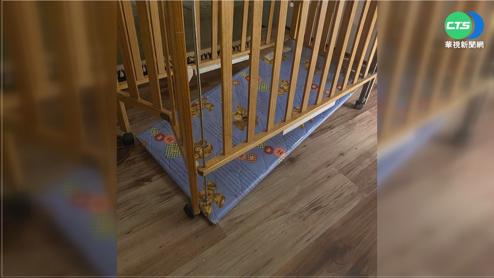 飯店嬰兒床板突掉落 女嬰摔地頭瘀青