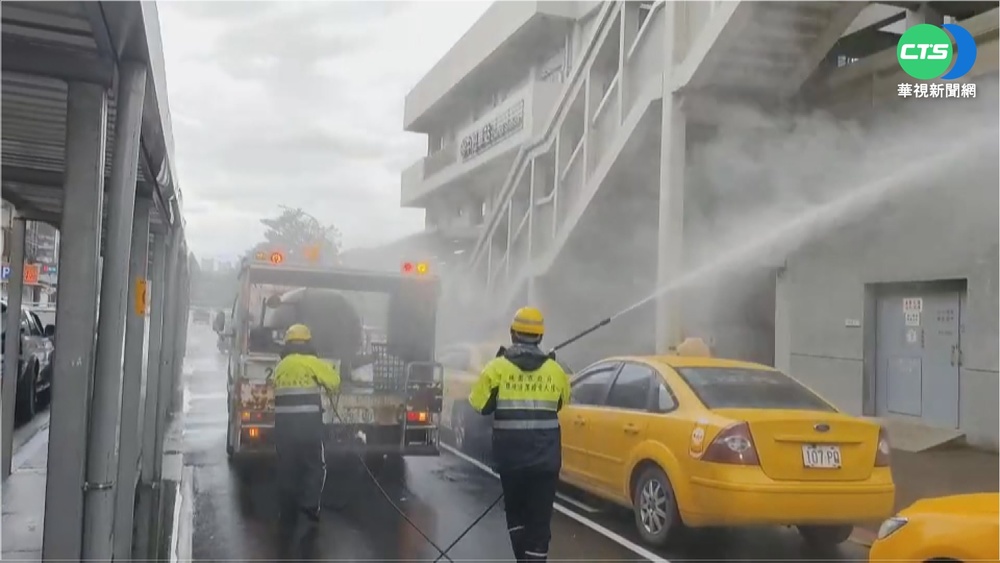 亞旭群聚70確診! 桃園7宿舍周邊大清消