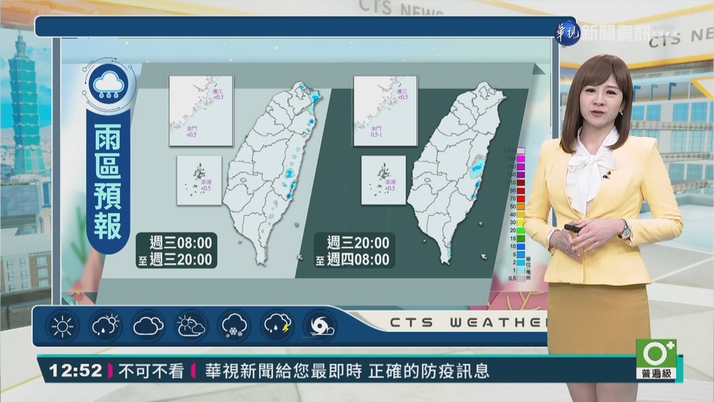 東部偶雨西部晴 沿海留意強陣風