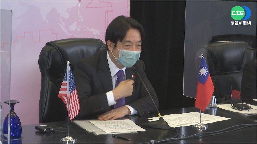 馬拉松式連開7場視訊 賴拚台美關係