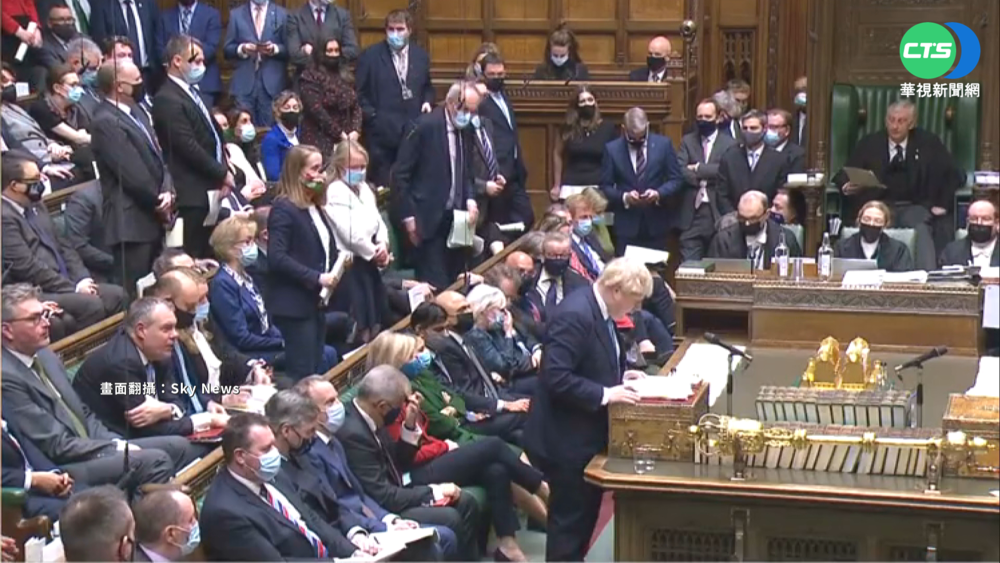 英相強森國會備詢 批中機擾台"對和平無益"